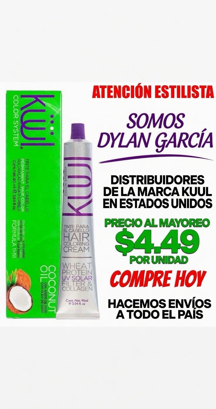 KUUL Color System Hair Coloring Cream Coconut Oil Collagen UV Filter 90 ml
