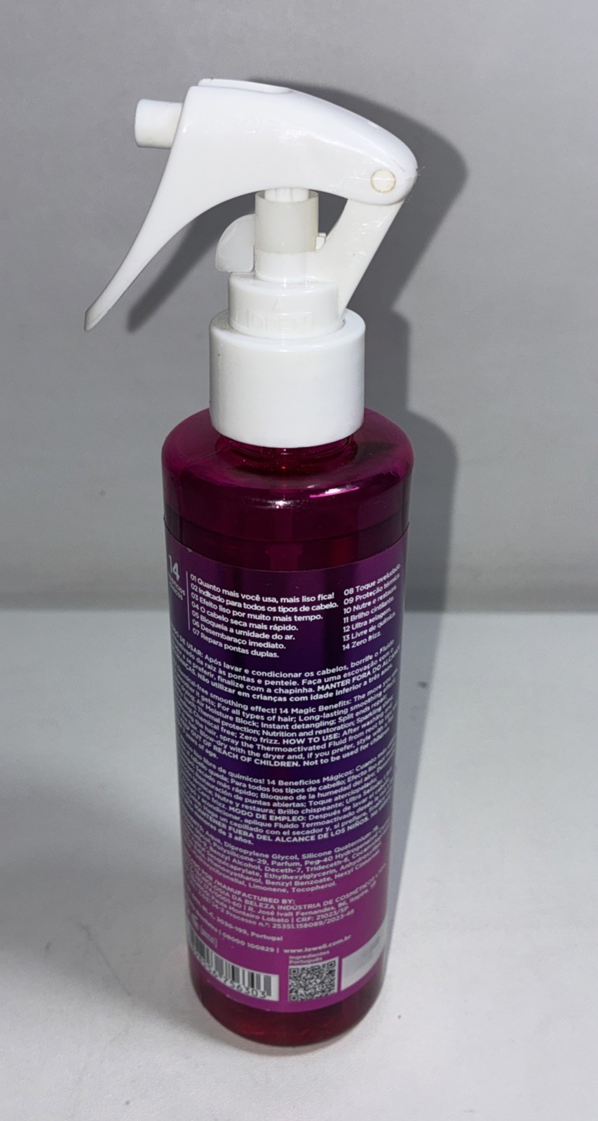 Lowell Liso Mágico Keeping Liss Thermo activated Fluid 200ml/6.76fl.oz