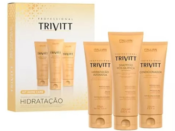 Trivitt – 3x Hair Care Shampoo 250mL, Conditioner 200mL and Leave-In cream 200g