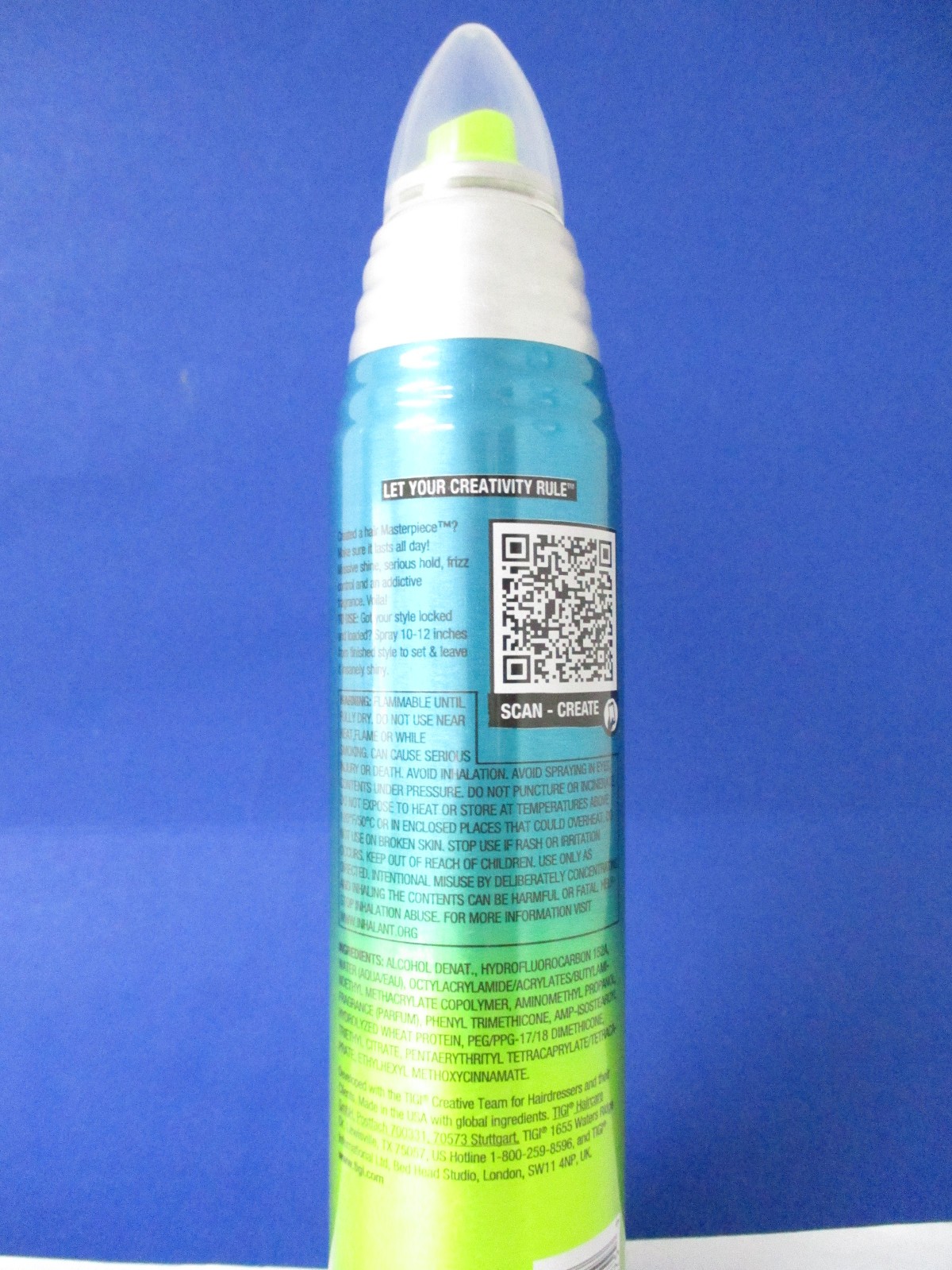 TIGI Bed Head Masterpiece Hairspray 10.3OZ DENTED