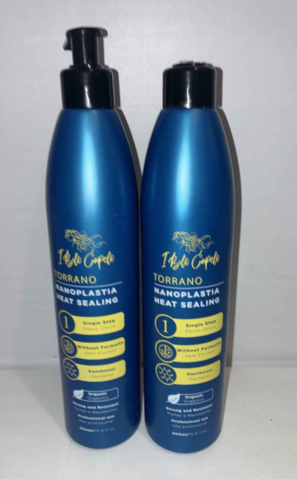 Lot Of 2- I Belli Capelli Torrano Heat Sealing Keratin Hair Treatment 16.9 oz Ea