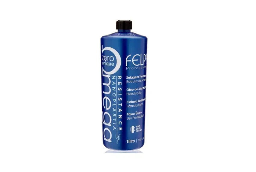 Felps Omega Zero Resistance Nanoplasty Brazilian Keratin Treatment 1L / 34 fl oz