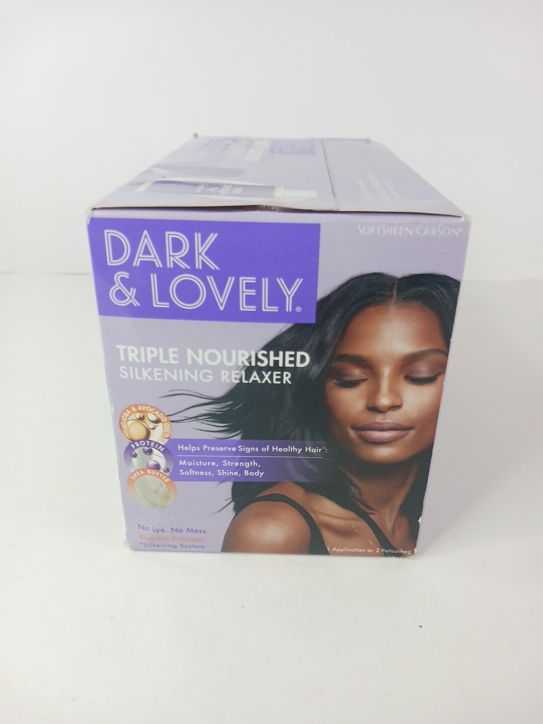 DARK & LOVELY Regular Triple Nourished Silkening Relaxer Preserves Healthy Hair