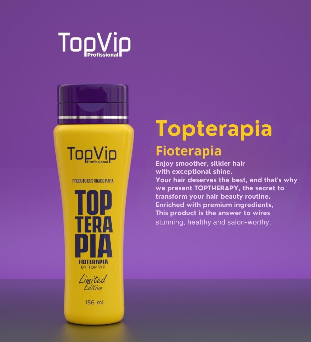 Top Vip Cosmetic Topterapia Brazilian Keratin Treatment/Mini Version- 5 oz