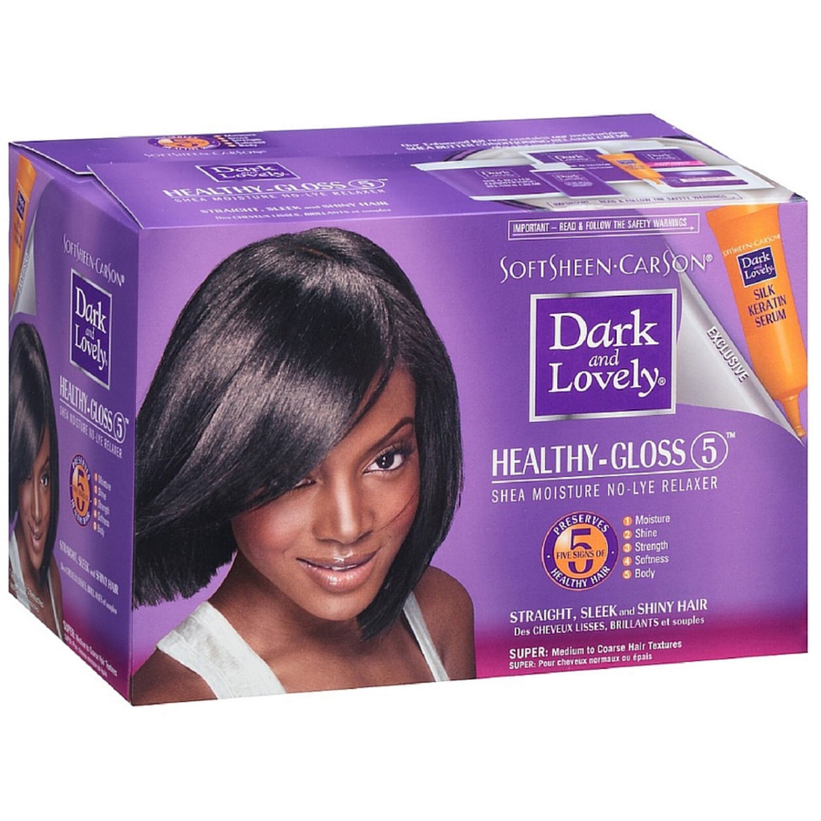 Softsheen-Carson Dark and Lovely Healthy Gloss 5 Moisturizing No-Lye Relaxer NEW