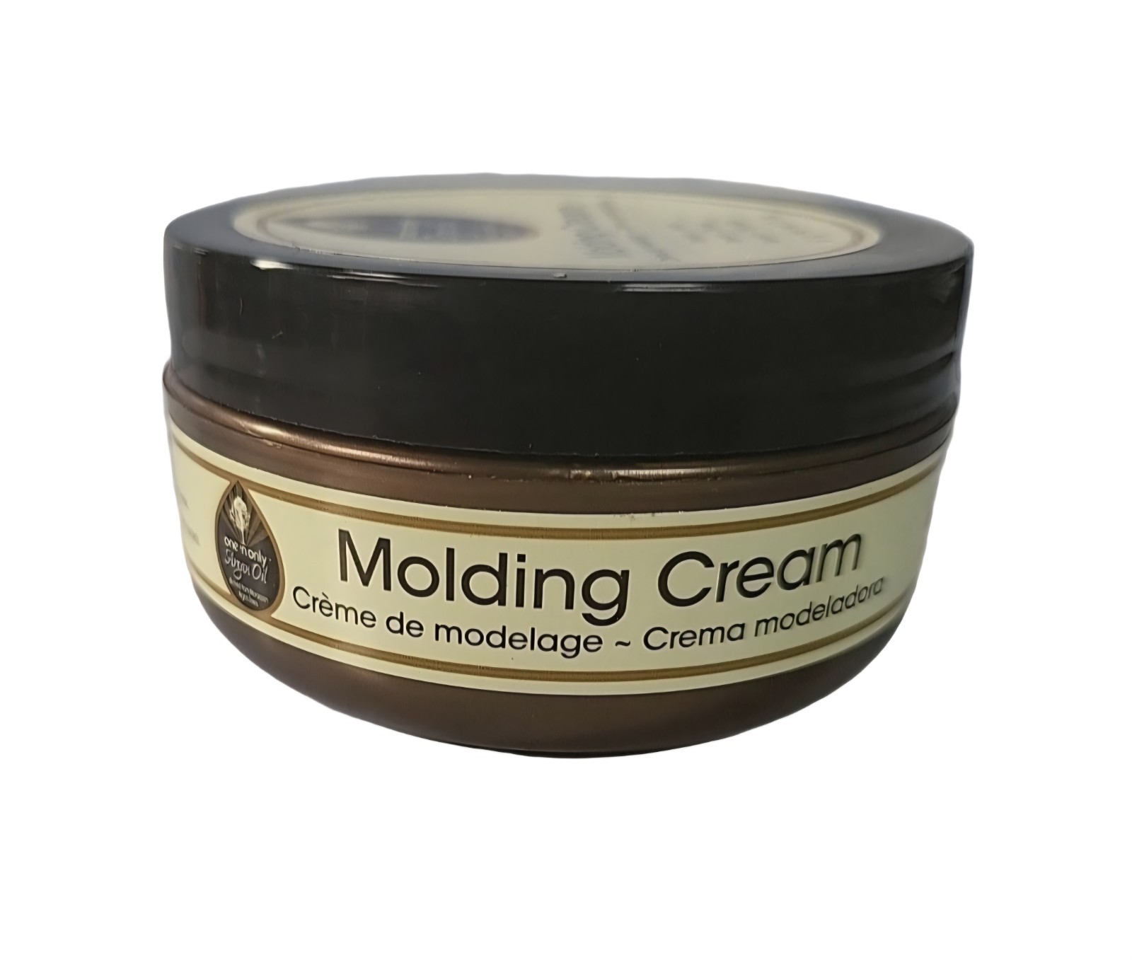 ONE ‘N ONLY (1) 2 Fl. 0z. Jar 🤎 ●MOLDING CREAM● 🤎 ARGAN OIL Texture – Hold.