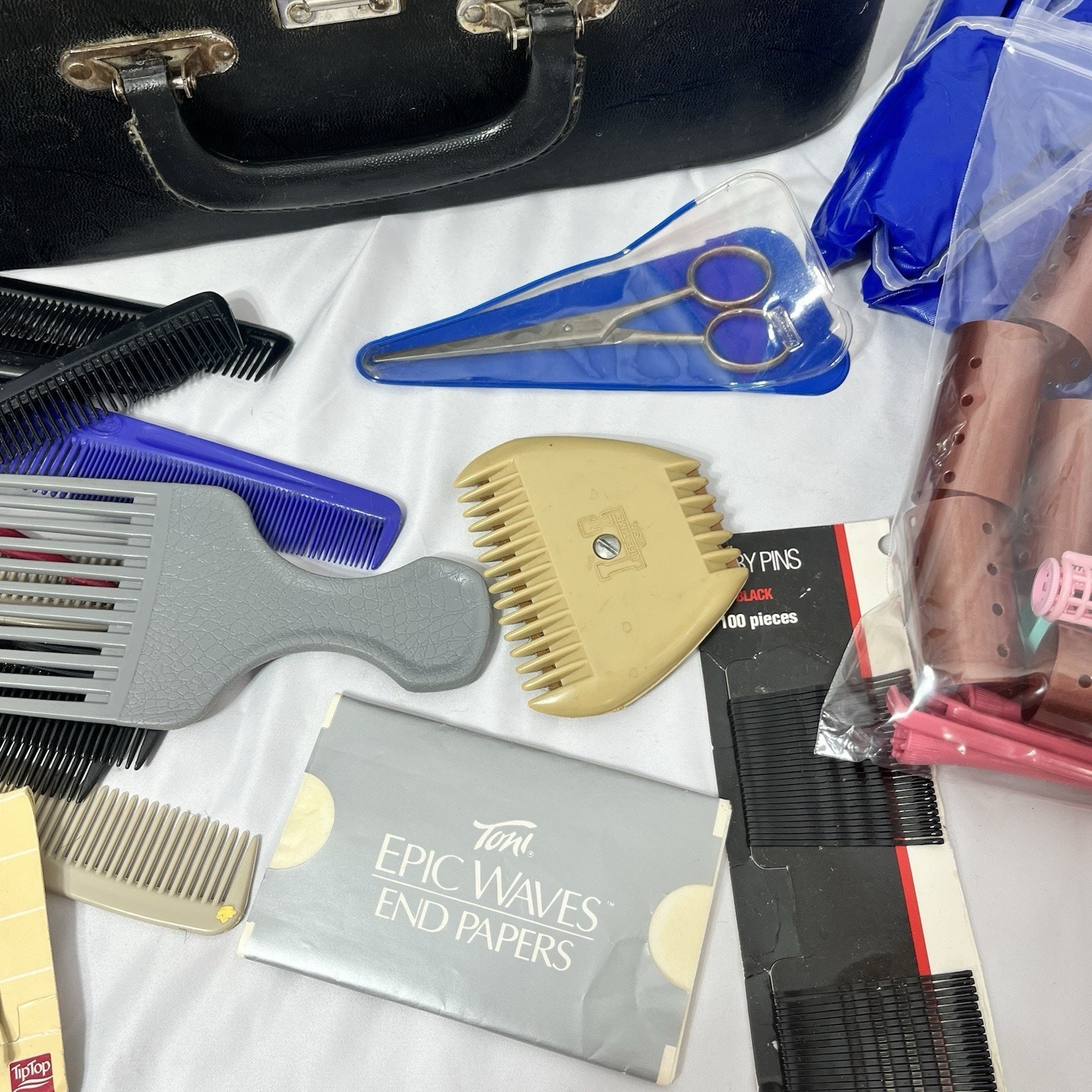 Vintage 1970s Beauty School Cosmetology Student Carry Case Suitcase Sc G2U