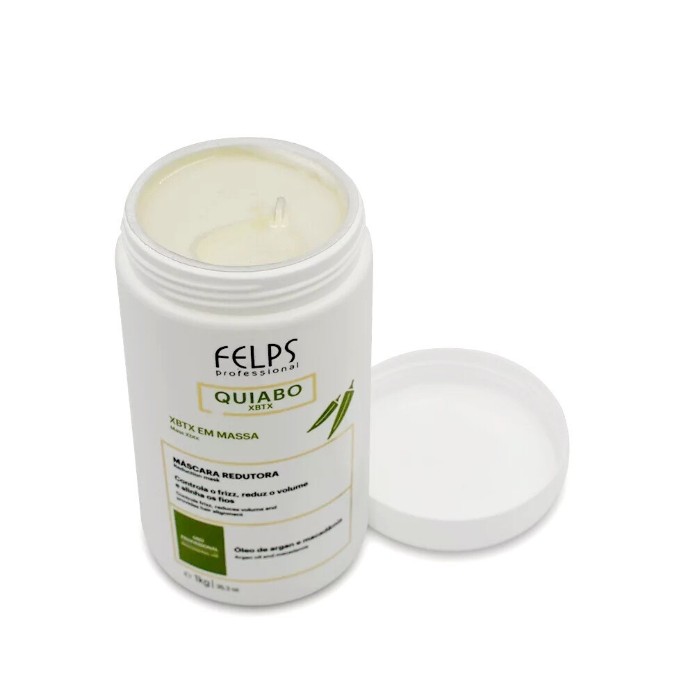 Felps Okra Xbtx Reducing Mask/Controls Frizz, Reduces Volume and Aligns Hair