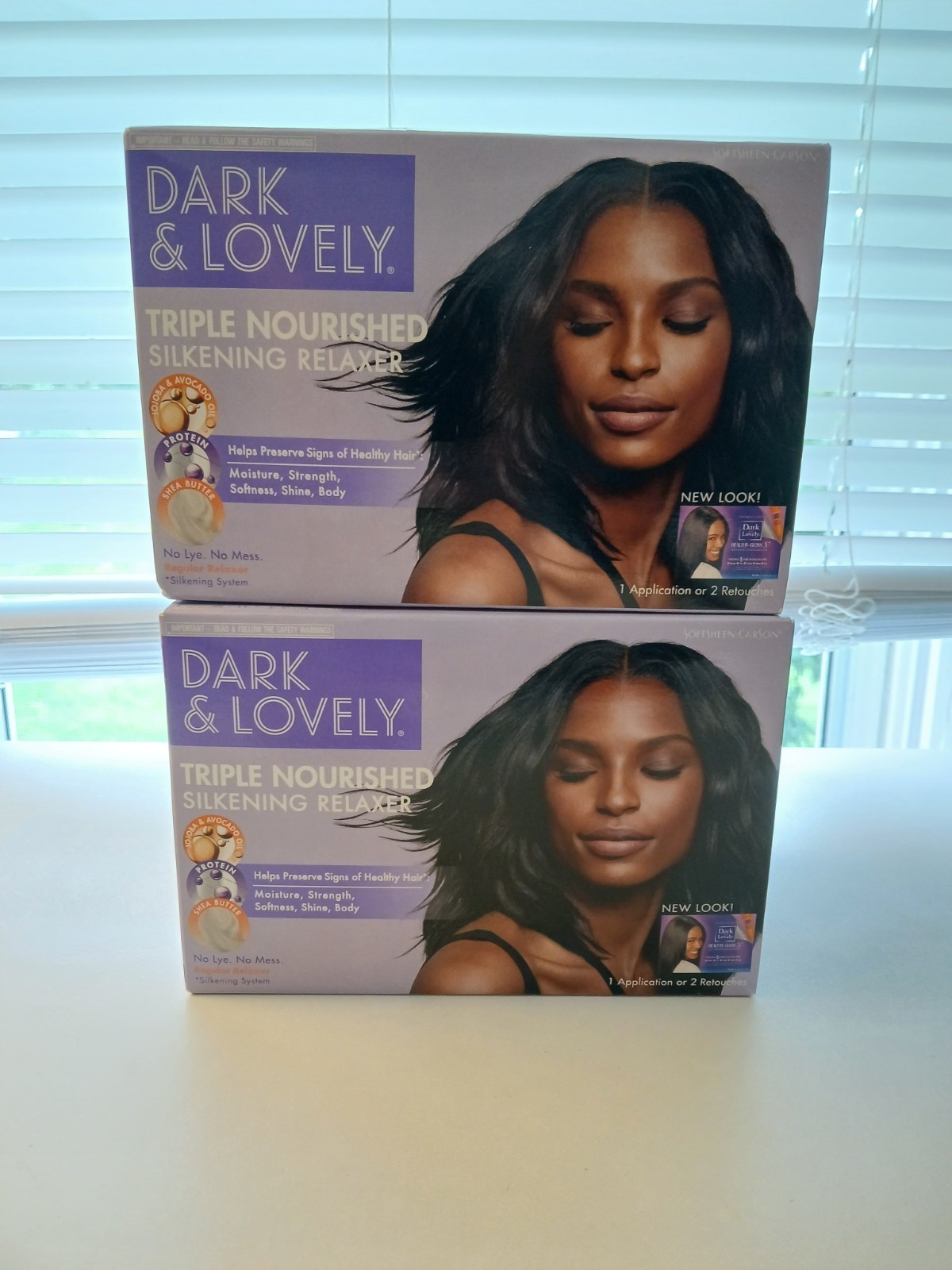 Dark and Lovely Triple Nourished Silkening Relaxer Kits NIB Qty 2