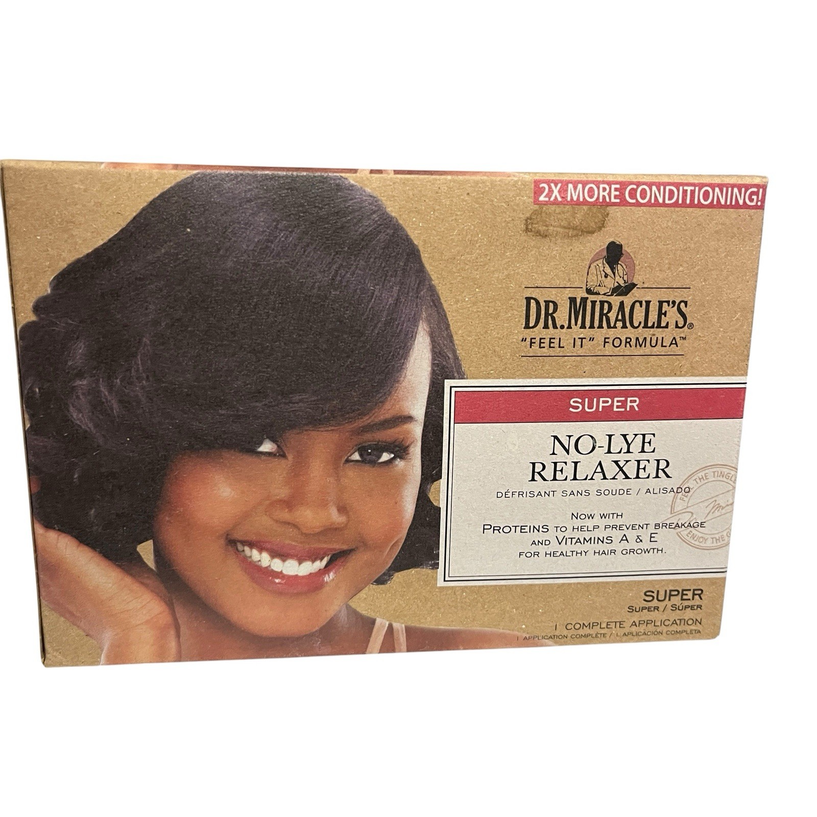 Dr. Miracle’s Feel It Formula No-Lye Relaxer Super Cream 2X Conditioning 06/2026