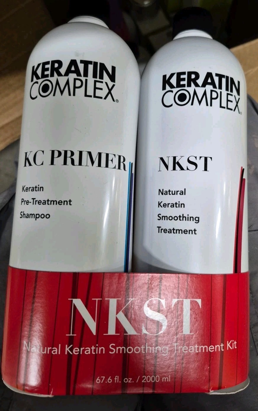 Keratin Complex Natural Smoothing Treatment (NKST) 33.8 Oz &Shampoo 33.8 JUMBO