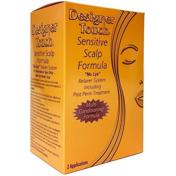 Designer Touch Relaxer Sensitive Scalp Conditioning Formula 2 Applications NEW
