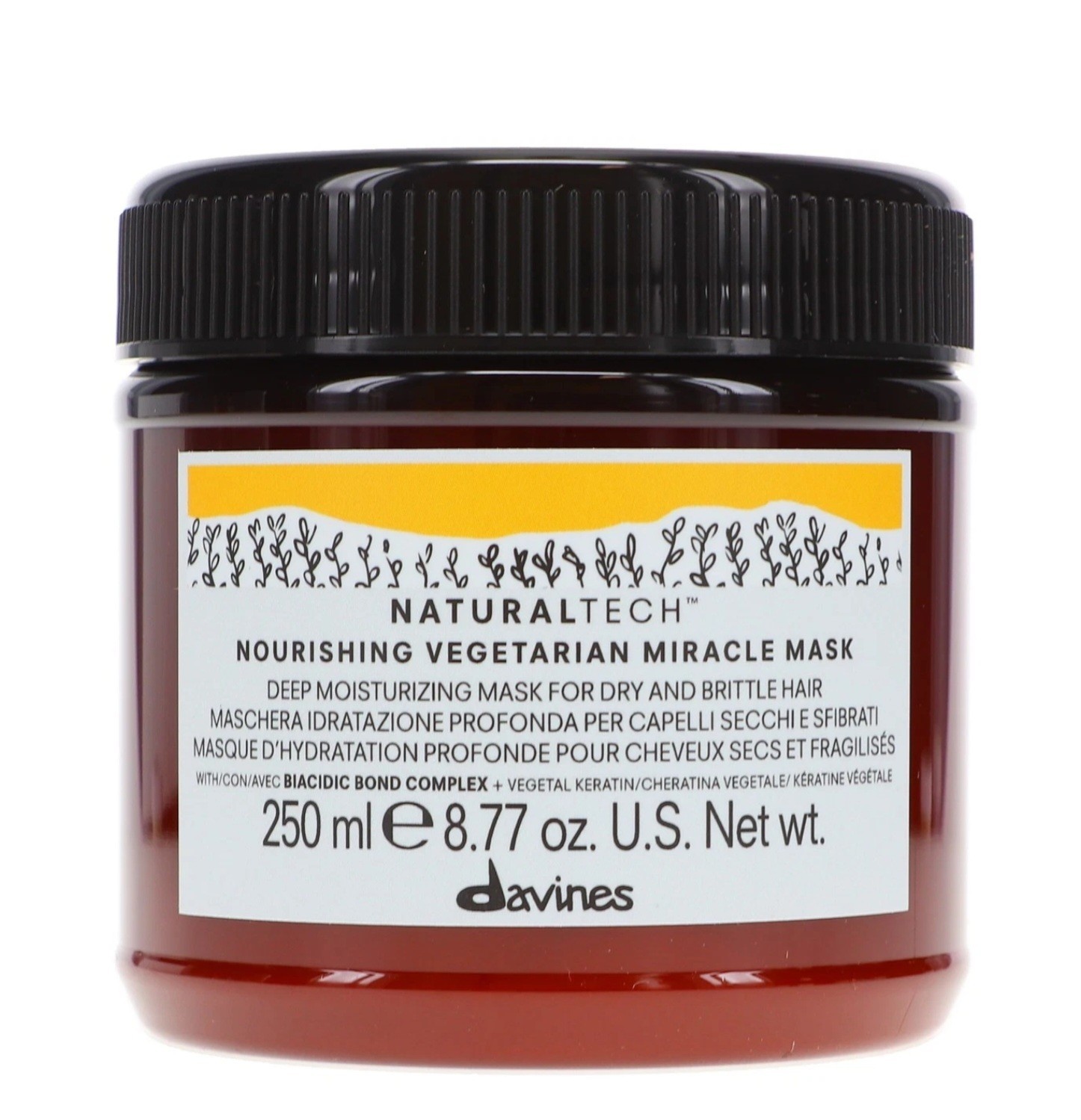 Davines NaturalTech Nourishing Vegetarian Miracle Mask 8.77 oz New Authentic