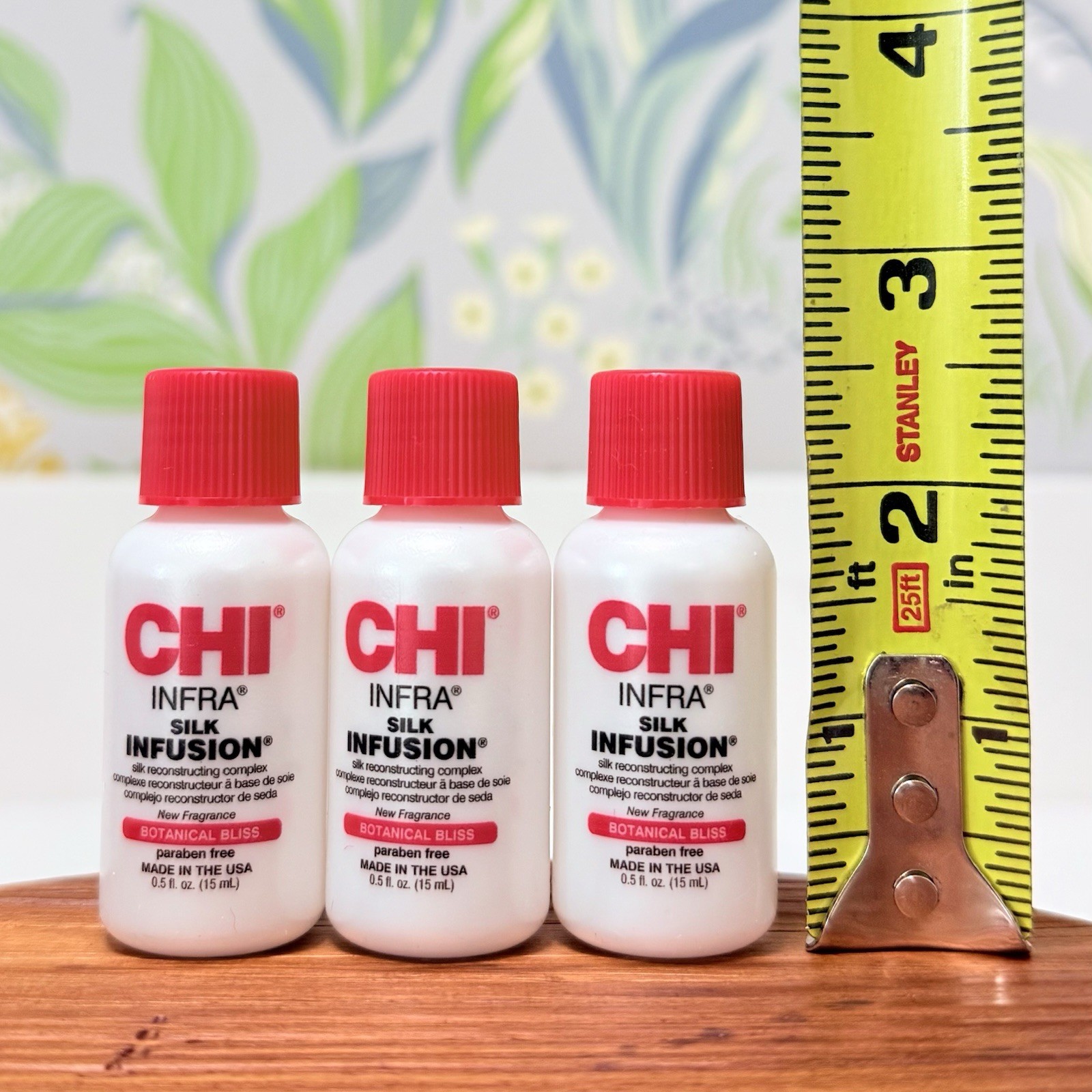 CHI Silk Infusion For Hair And Skin LOT OF 3 – 0.5 oz Each Travel Mini Size