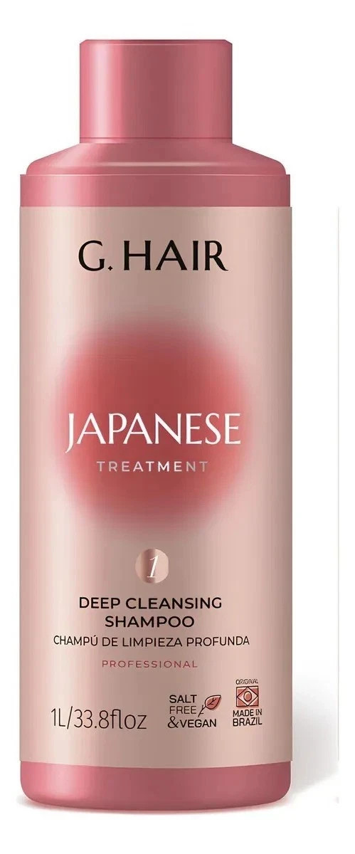 G-Hair Japanese Treatment 2x1L + Btx 1kg Kit – Brazilian Keratin Smoothing Set