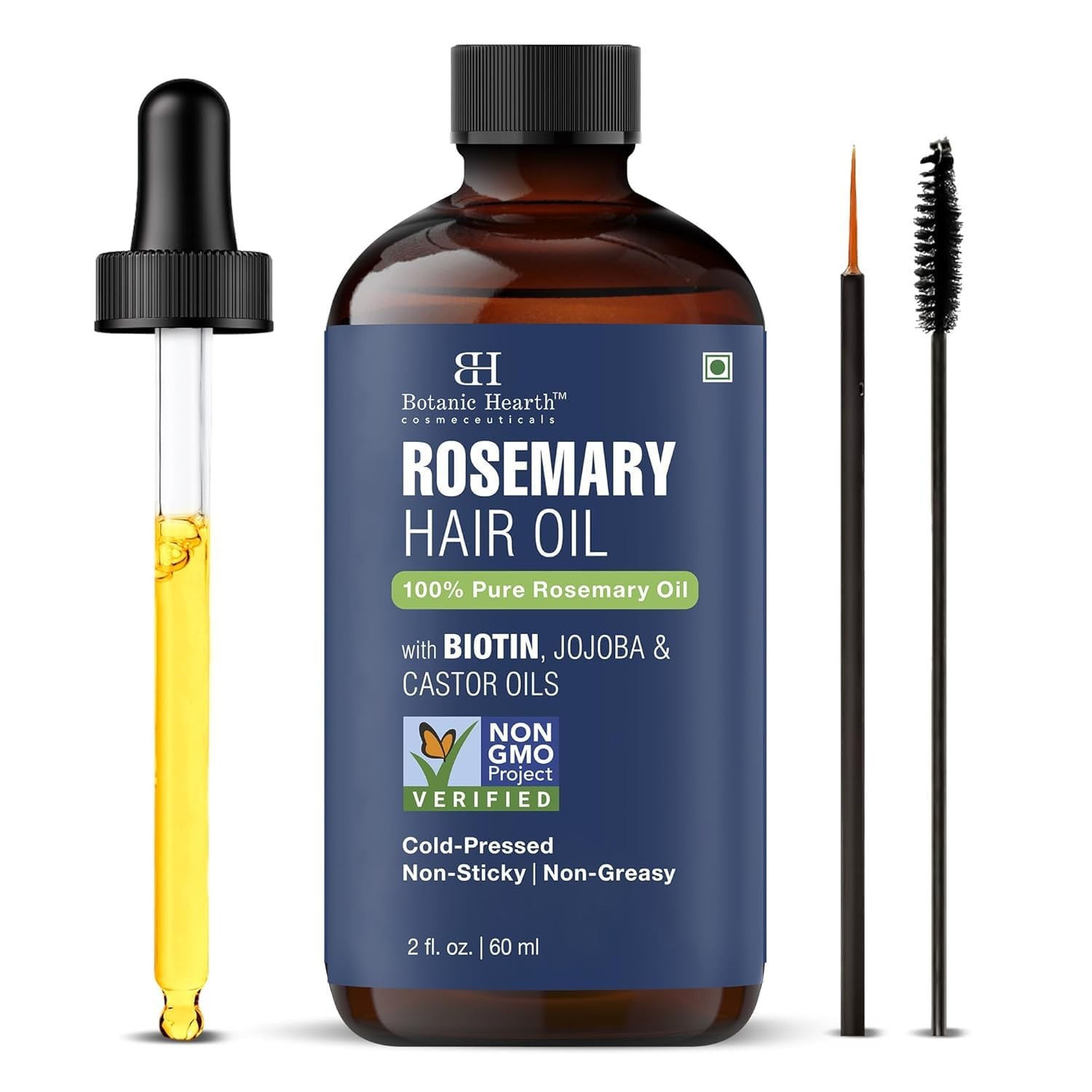 100% Pure Rosemary Oil For Hair Growth Infused With Biotin | Hair Strenghteni…