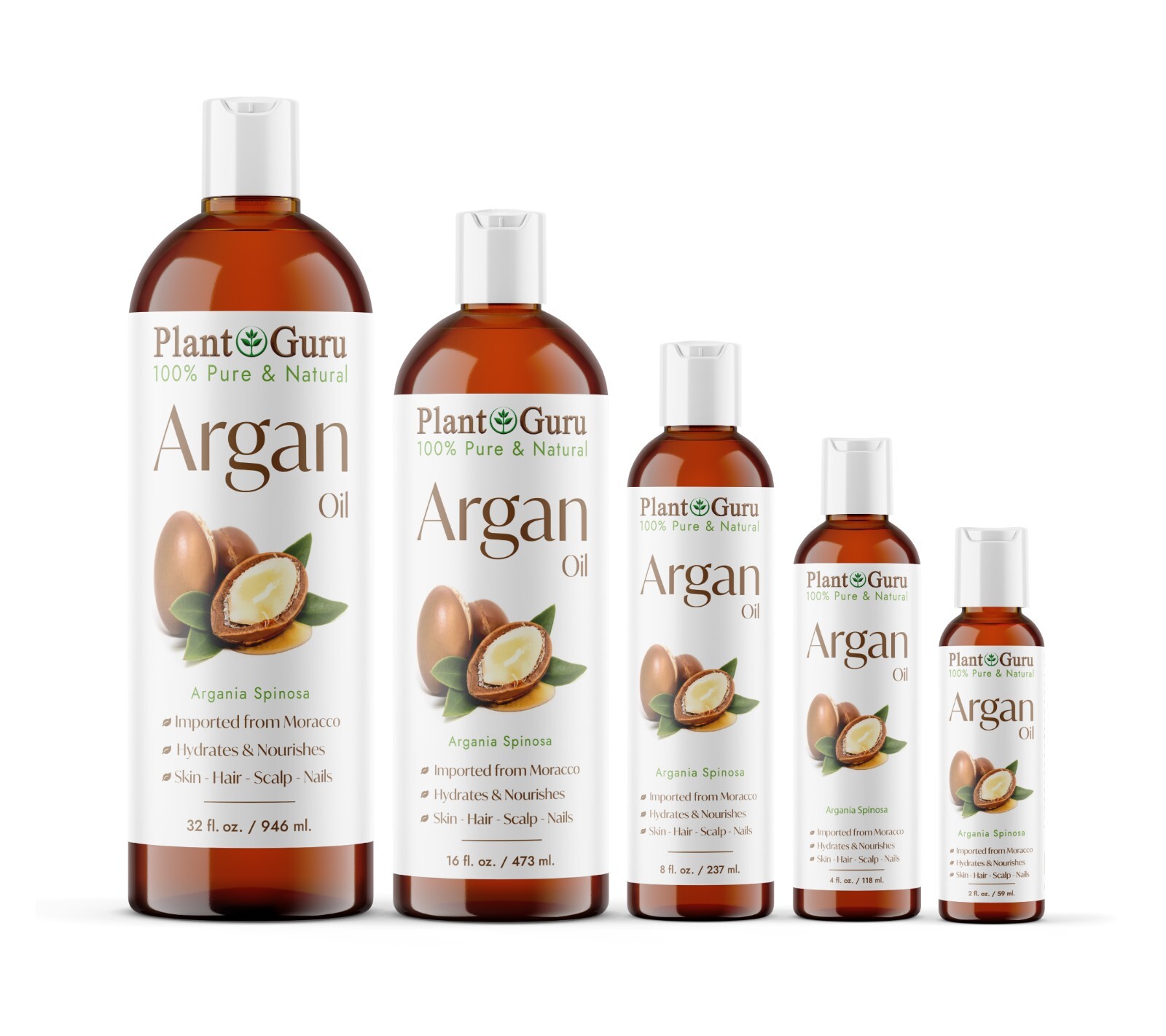Argan Oil 100% Pure Unrefined Organic Moroccan Morocco For Hair Skin Face