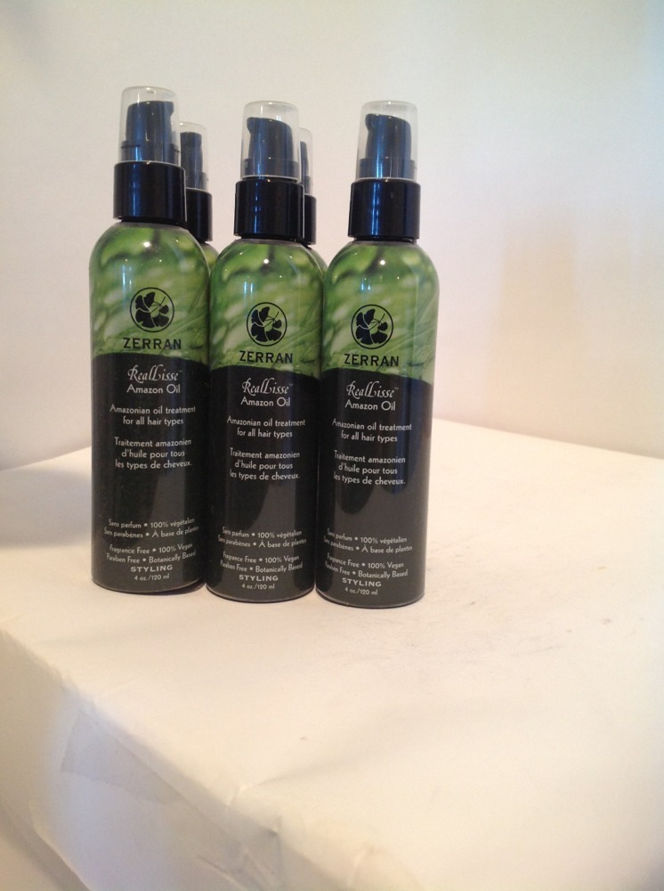 LOT OF 6 Zerran RealLisse Amazon Oil treatment for all hair types – 4 oz 6 PACK
