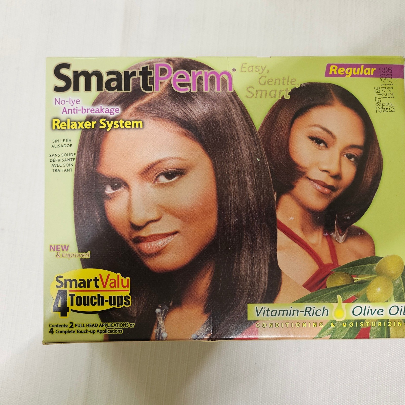 SmartPerm Regular No Lye Anti Breakage Relaxer System Regular 4 Touch Ups