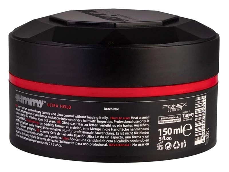Gummy Styling Wax Keratin Complex Ultra Hold 5.07 Ounce Jar