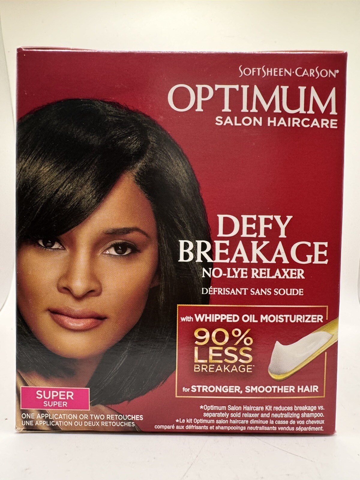Softsheen Carson Optimum Defy Breakage No-Lye Relaxer, SUPER, 1 Application