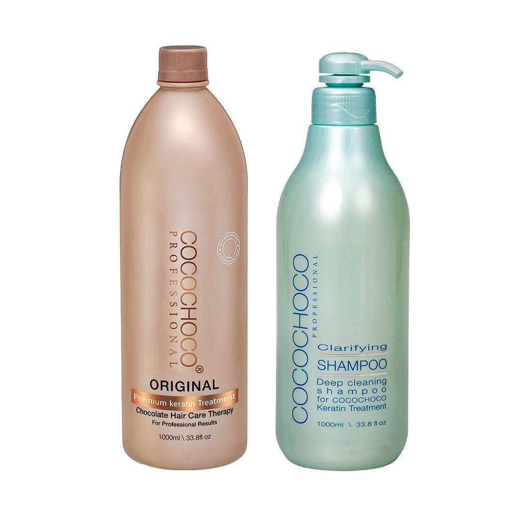 COCOCHOCO Original Keratin 1000ml + Clarifying Shampoo 1000ml Special offer