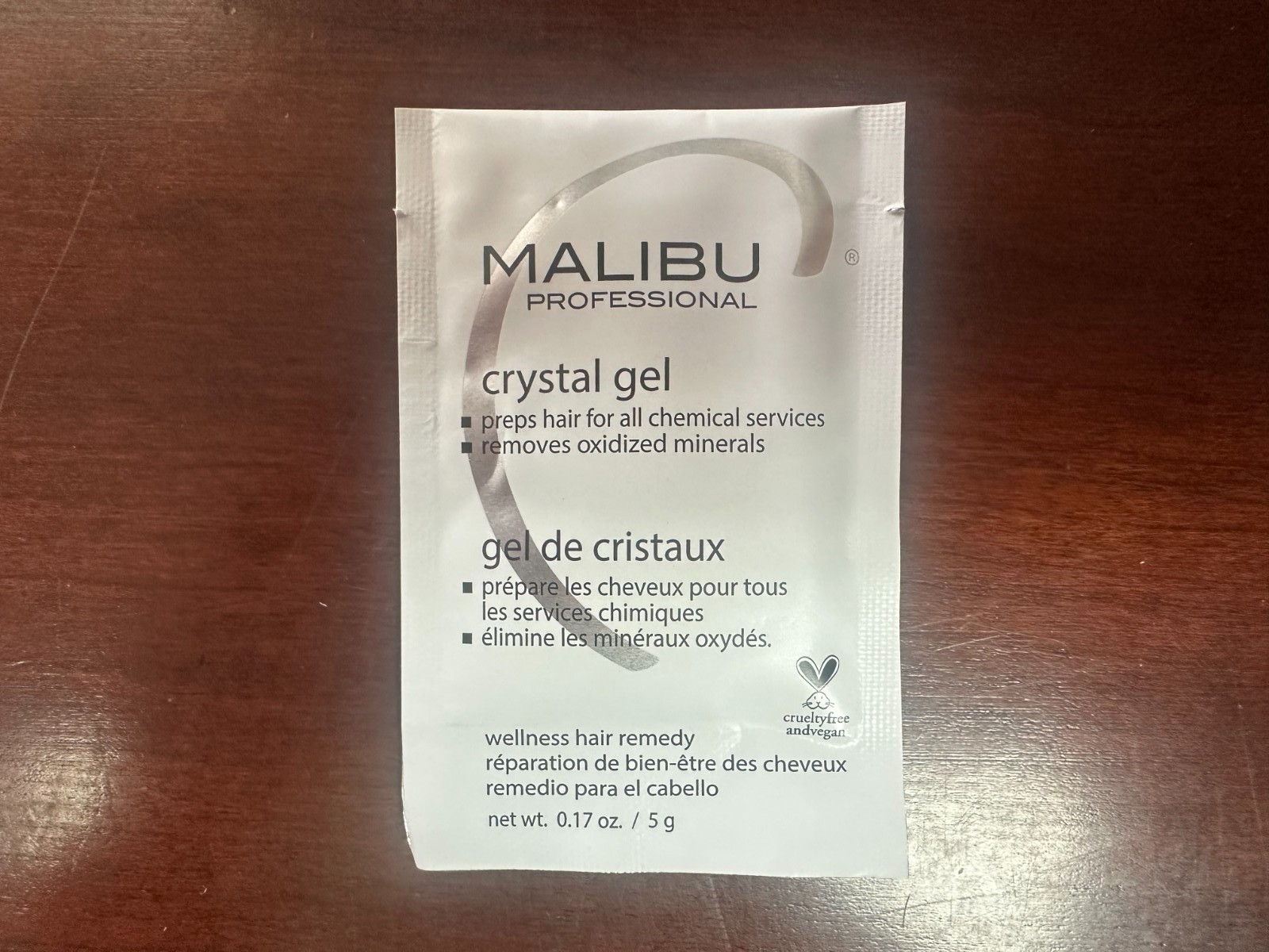 MALIBU 2000 CRYSTAL GEL HAIR TREATMENT PROFESSIONAL NORMALIZER~1 PACK~FRESH