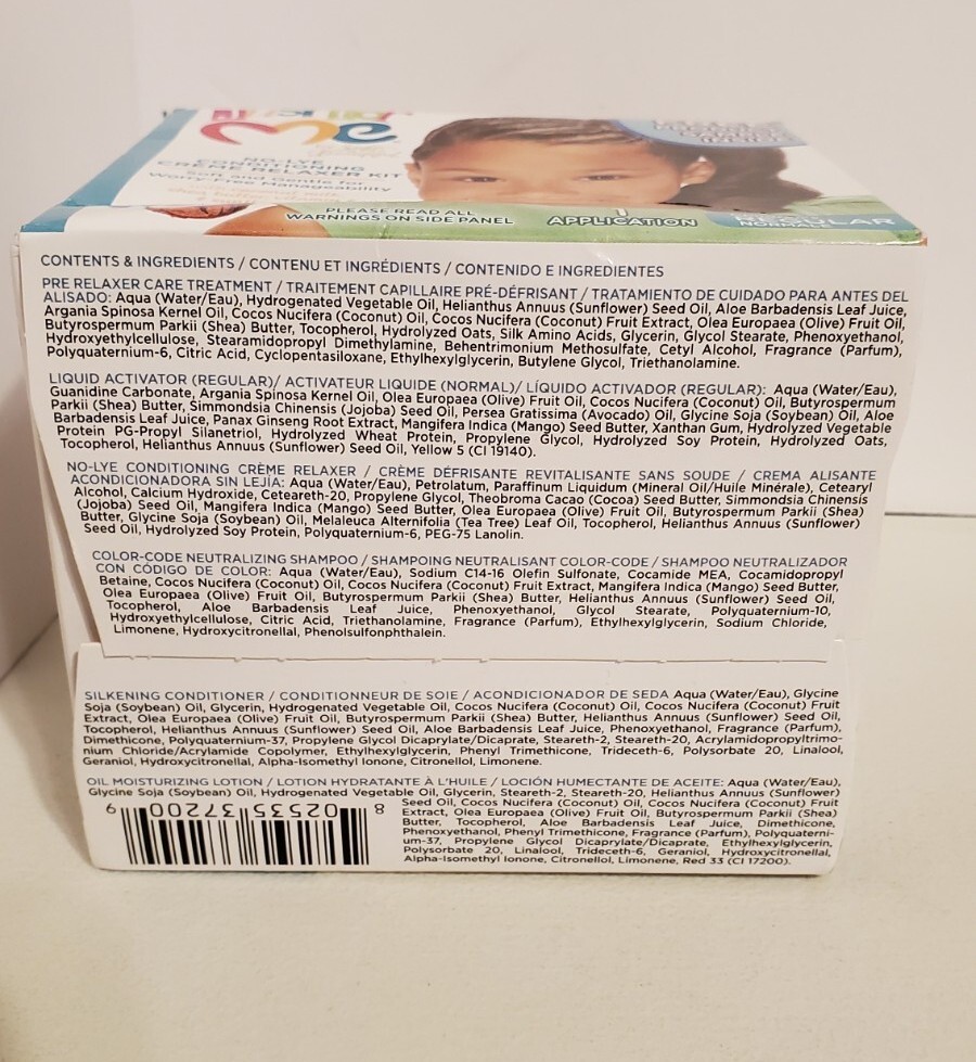 JUST FOR ME NO-LYE CONDITIONING CREME RELAXER KIT, REGULAR CHILDRENS!