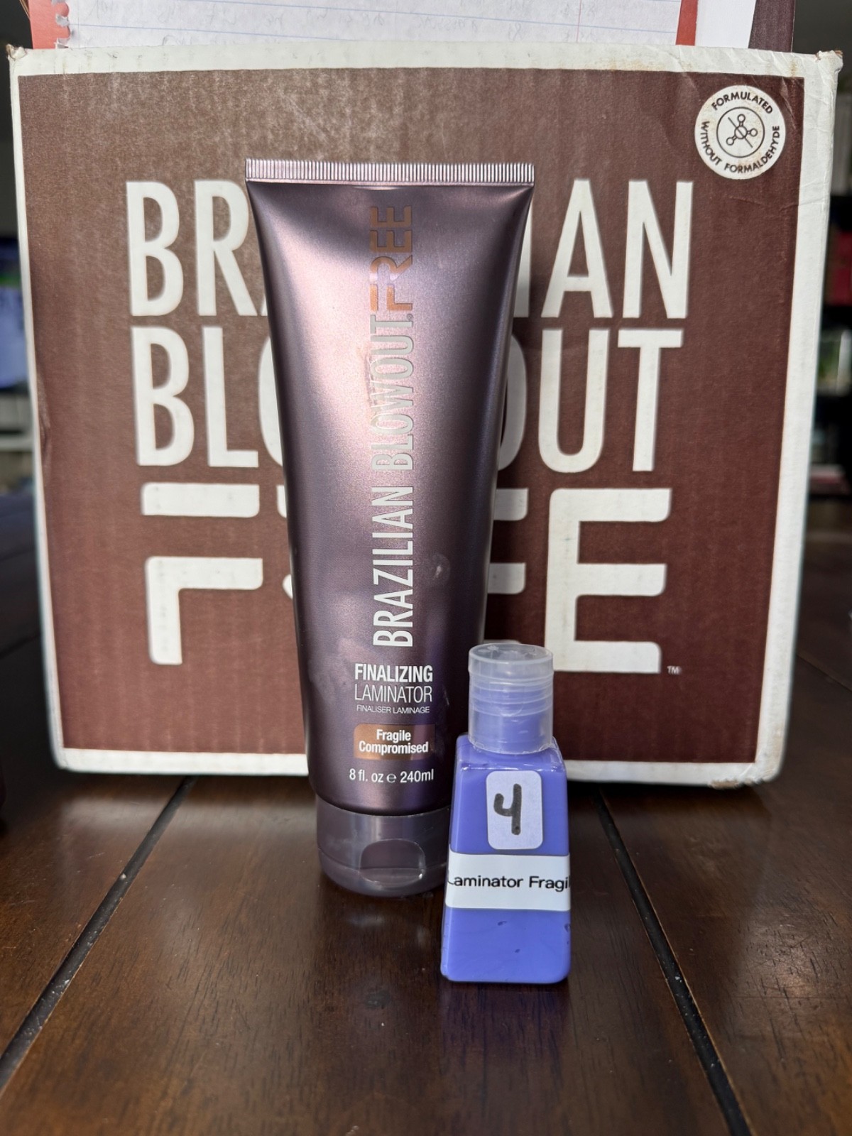 Brazilian Blowout Free kit. All 5 products in five, 1oz bottles. Smooth Hair.