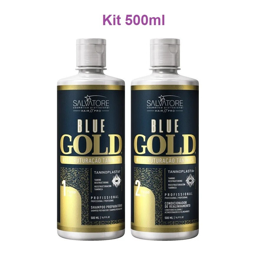 Treatment Keratin Salvatore Blue Gold kit 500ml