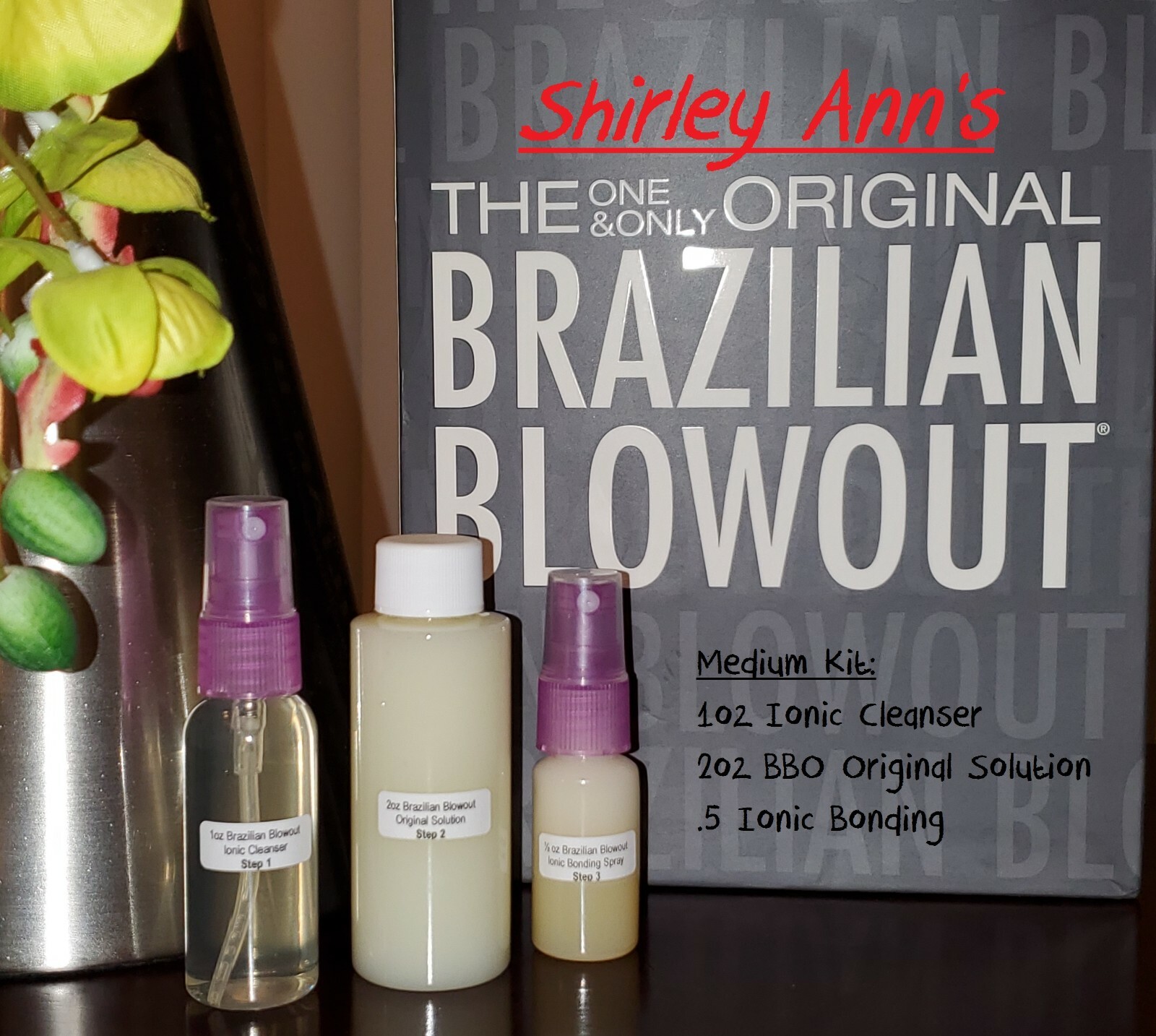 Brazilian Blowout Original Solution – 2oz Kit (With New Ionics) – Steps 1, 2, 3