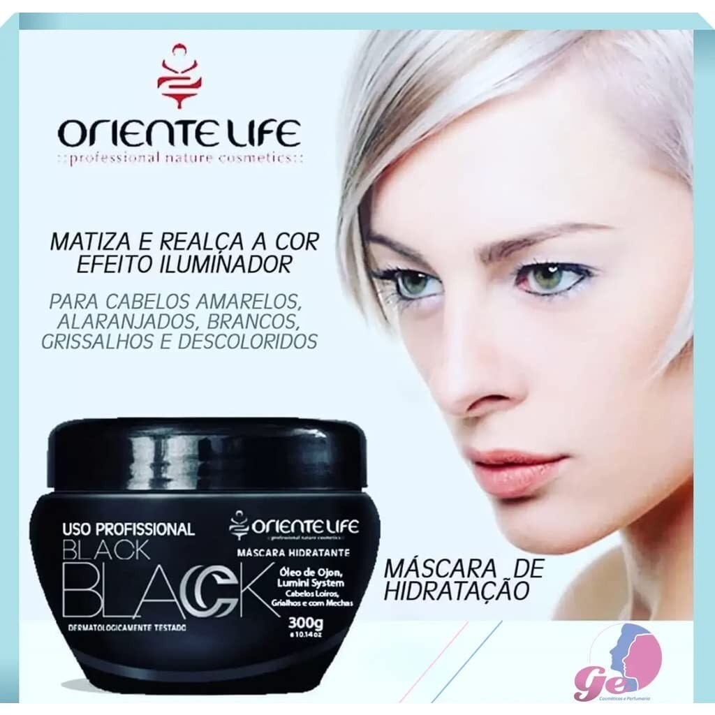 Oriente Life Black Platinum Hydrating Hair Mask, 300 g (10.14 oz)
