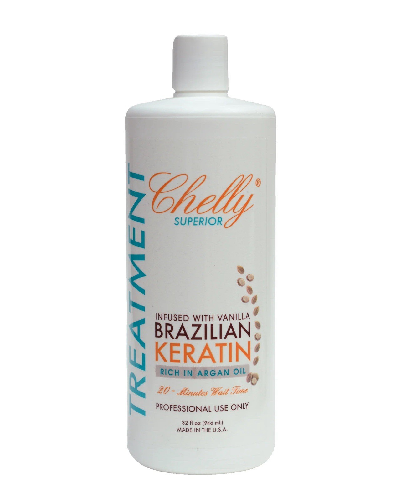 Chelly Superior Brazilian Keratin Treatment con Aceite de Argán 32 oz / 946 ml