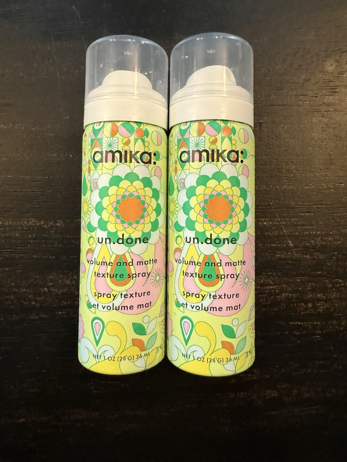 Amika Un.done Volume and Matte Texture Spray 1 oz 2 Pack Fresh Stock
