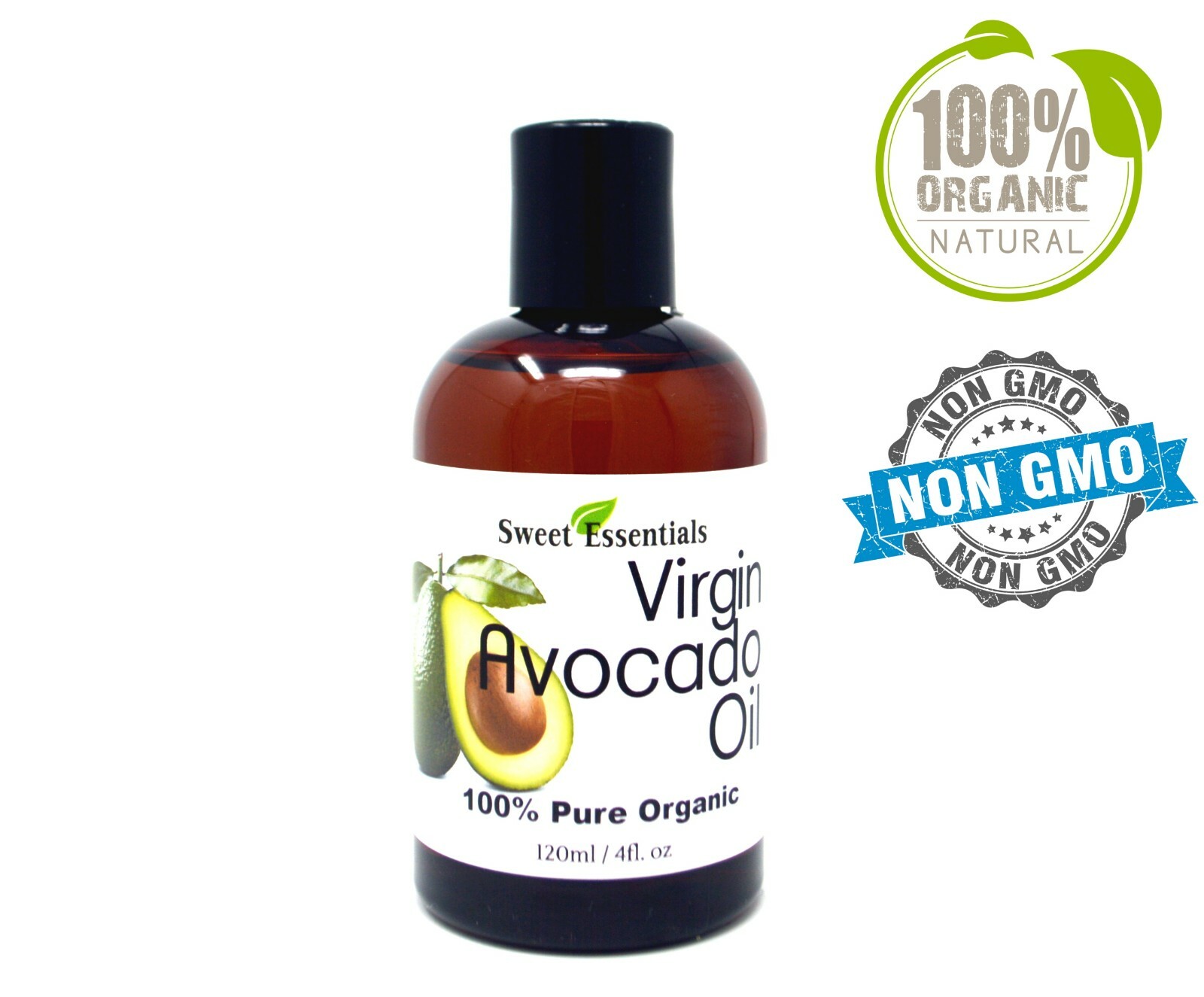 Organic Unrefined Avocado Oil | 4oz | Imported From Italy | 100% Pure