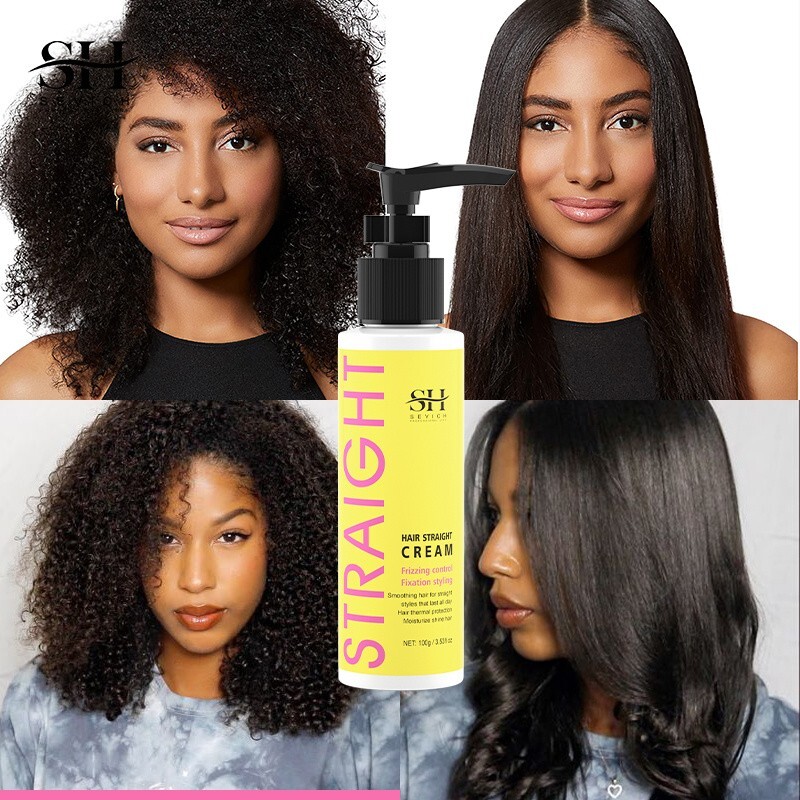 Easy Using Smooth Hair Straightening Cream Nourishing Straight Hair Cream Treatm