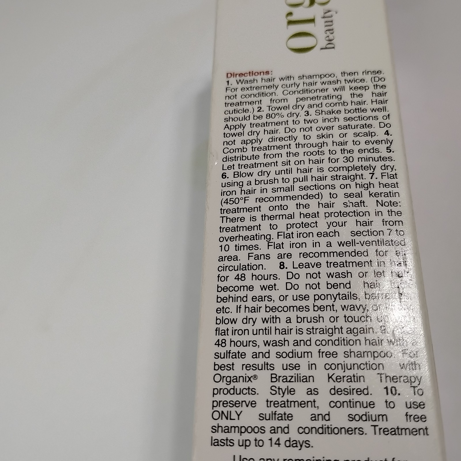 2-Organix Brazilian Keratin Therapy 3.3 oz. ea. Hair Treatment