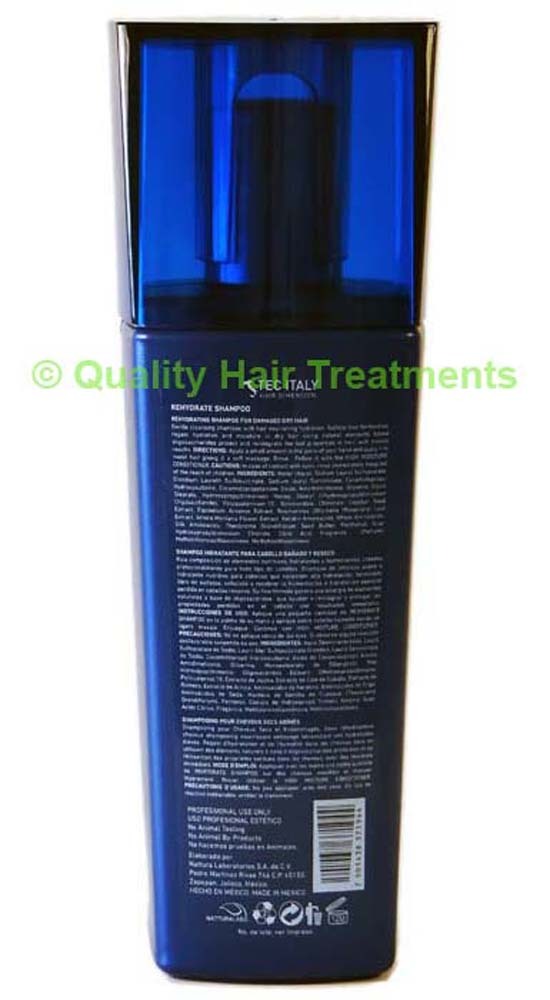 Tec Italy Hi-Moisture Shampoo for damaged dry hair 10.1 oz