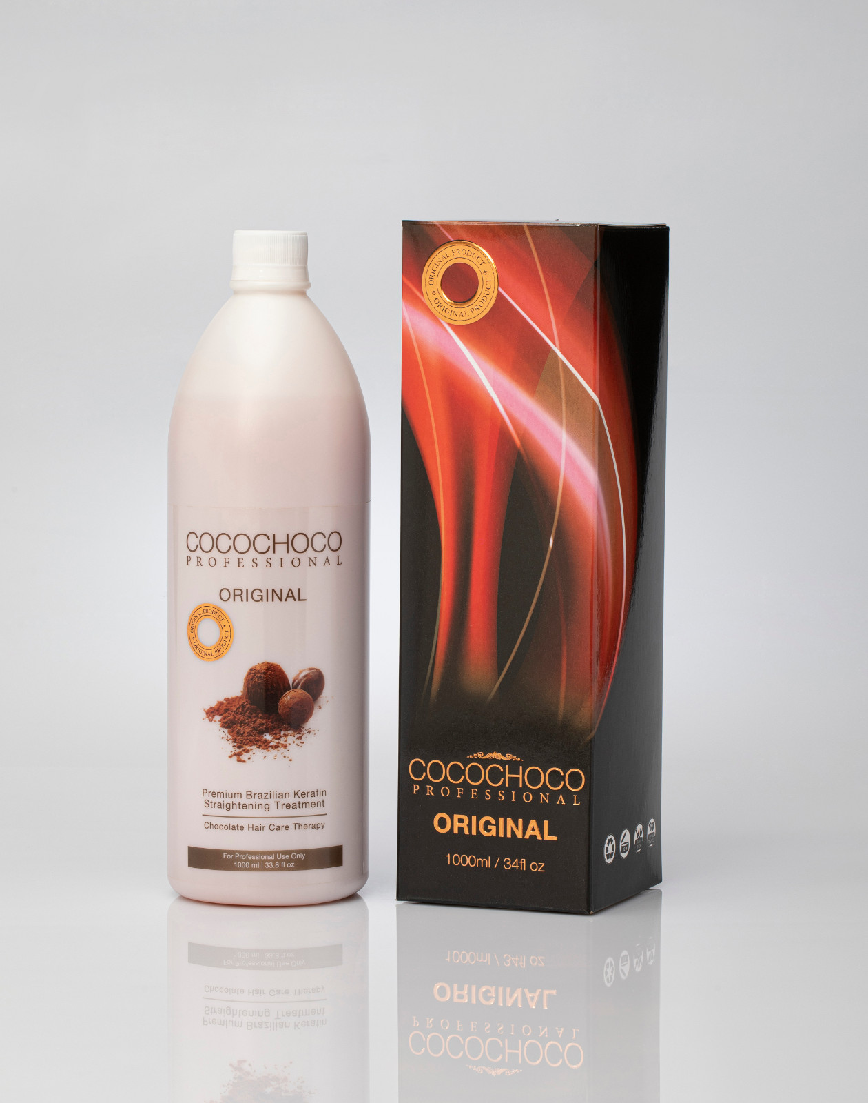 ❤❤ COCOCHOCO Pro ORIGINAL 1000ml + PURE 250ml Brazilian Keratin Salon Treatment