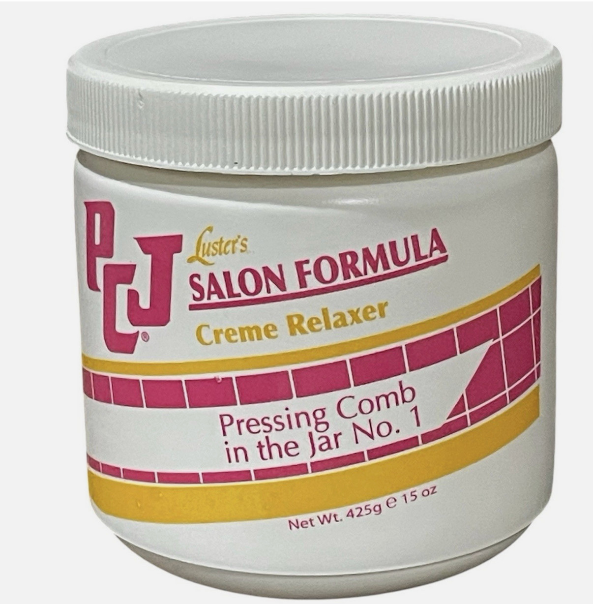 Lusters PCJ Creme Relaxer Pressing Comb in the Jar No.1 – 15oz New