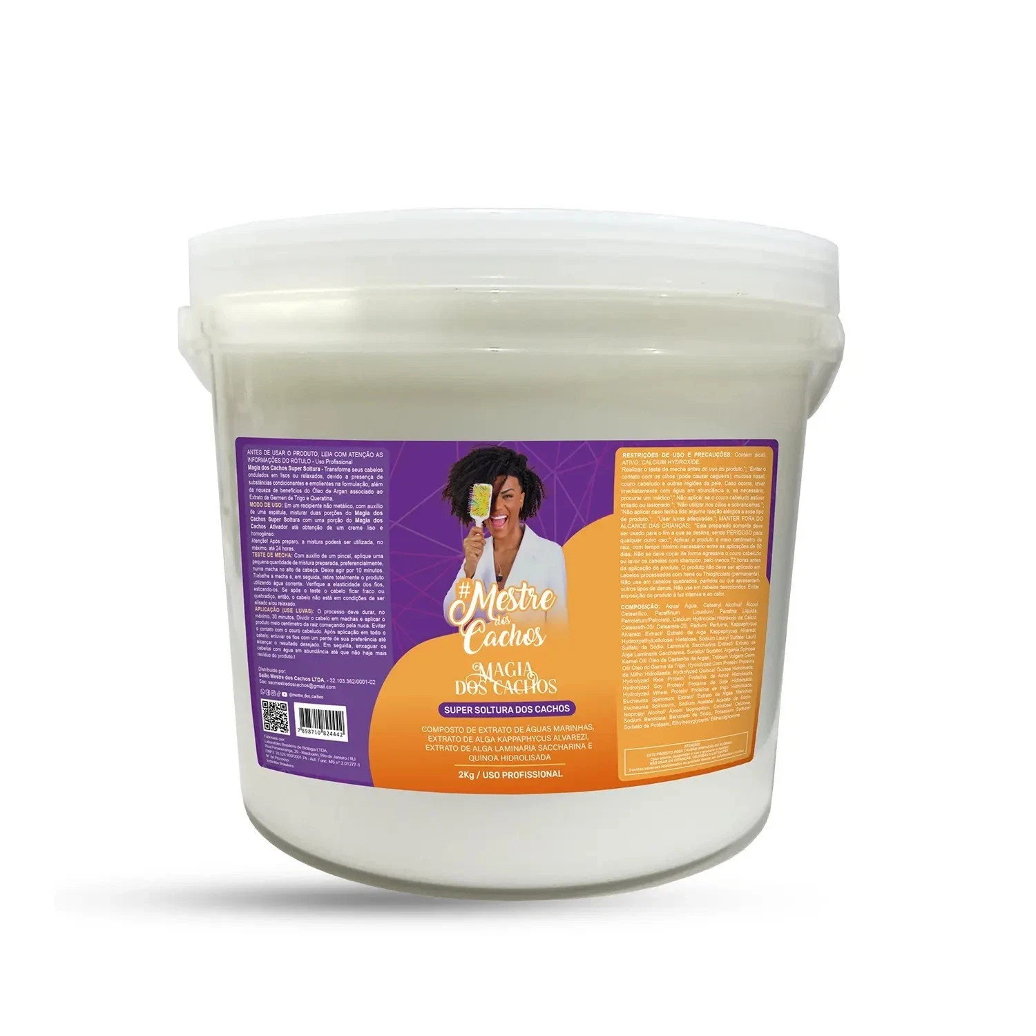 Kit Mestre dos Cachos Curl Activator + Super Loosening 1L + 2kg