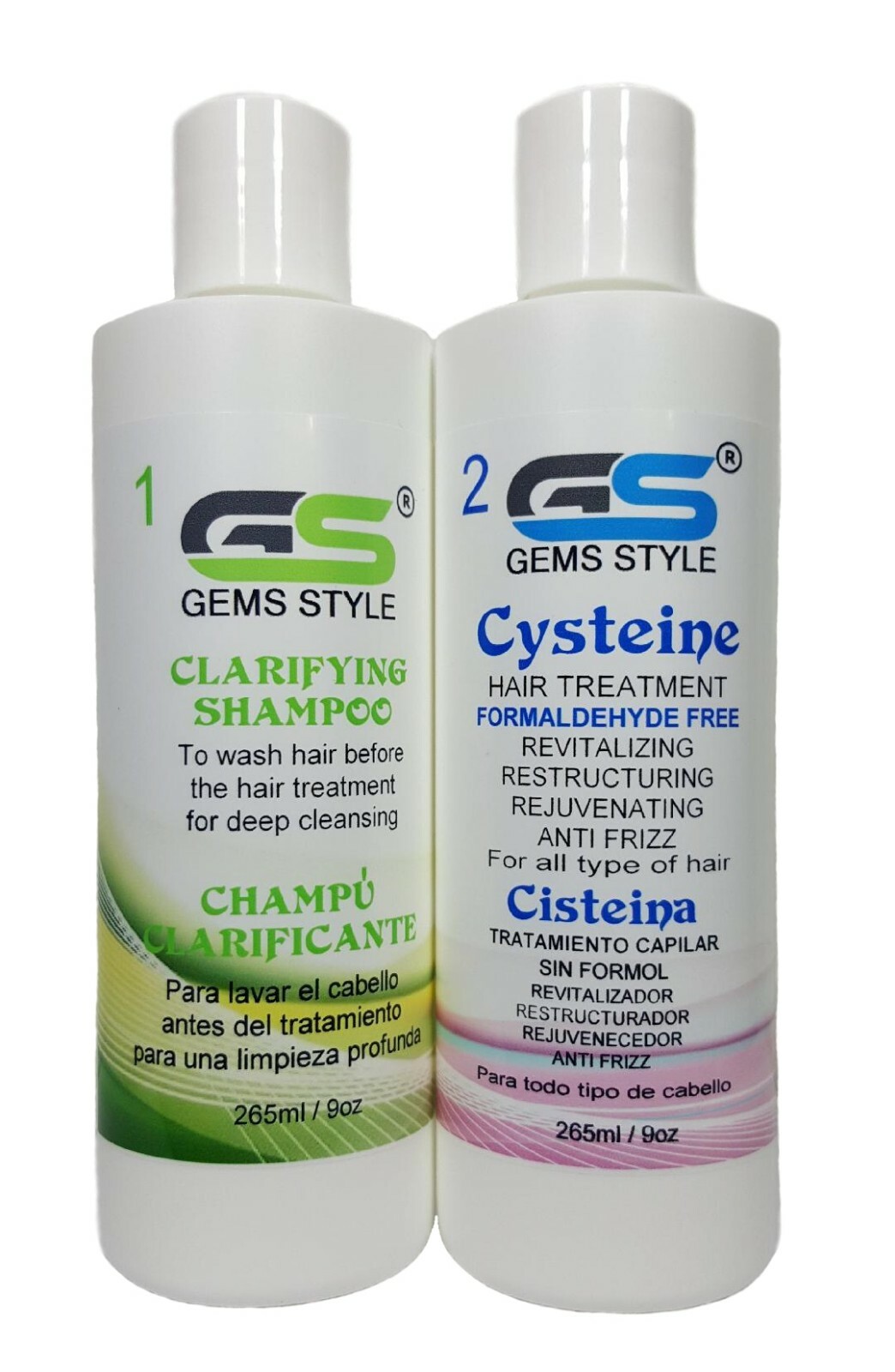 GS Cysteine Treatment for All Hair Types Brazilian Blowout smoothing 265ml/9oz