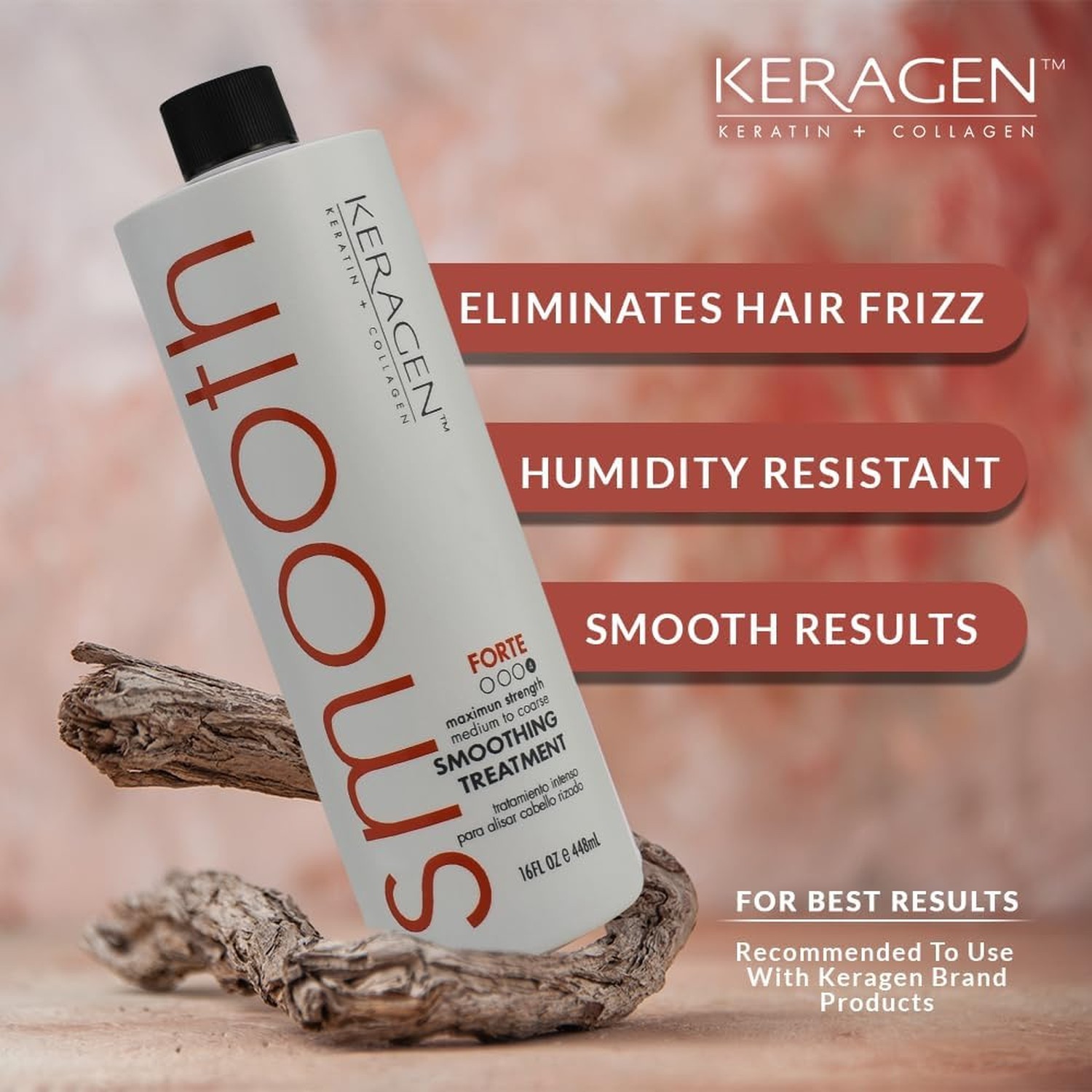 KERAGEN – Brazilian Smoothing Keratin Hair Treatment, Blowout Straightening S…