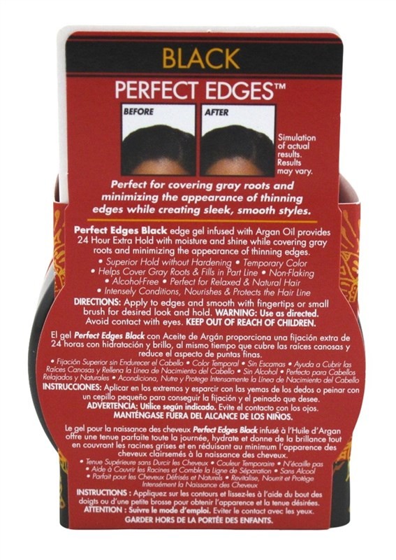 Creme Of Nature Argan Oil Perfect Edges Black 2.25 Ounce