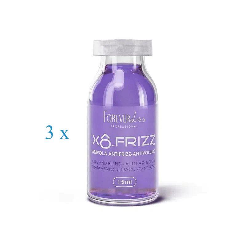 Forever Liss Xô Frizz Ampoule Hair Smooth Instantane 3x 15ml / 3x 0.5 fl oz