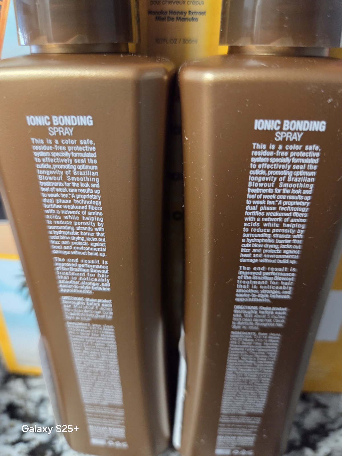 2x Brazilian Blowout Ionic Bonding Spray 3.4 oz NEW 2025 PACKAGING