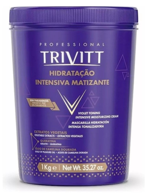 Trivitt Intensive Hydration Mask Blond Violet Moisturizing – 1Kg