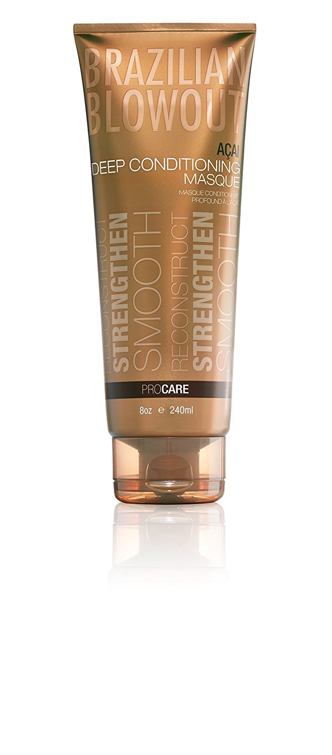 Brazilian Blowout Acai Deep Conditioning Masque for Unisex, 8 Ounce