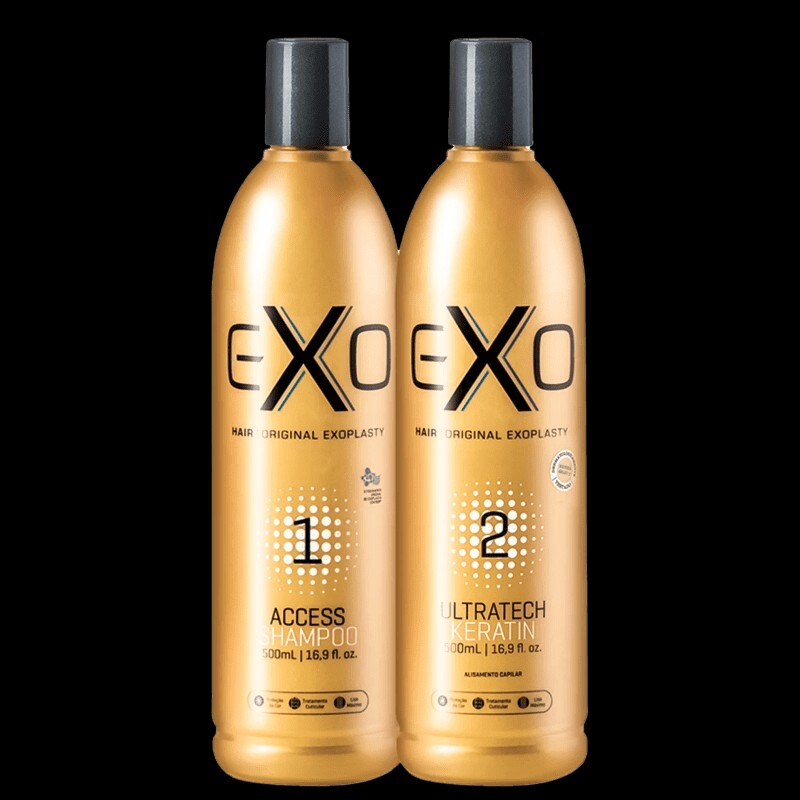 Exo Hair Exoplasty Ultratech Keratin 2x500ml Progressive Kit No Formaldehyde