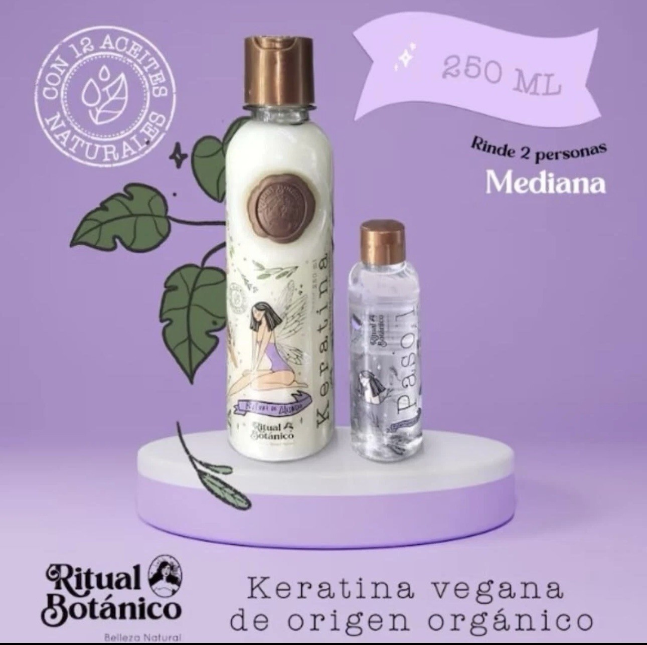 Ritual Botanico Organic Keratin Relaxer Combo With Amino Acids & Natural Oils